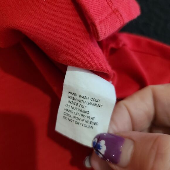 Blast Womens Tank Top Red Size Medium Polyester/Cotton Blend Stars On Shirt - Picture 7 of 11